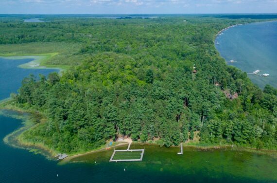 aerial view of camp chieppewa.