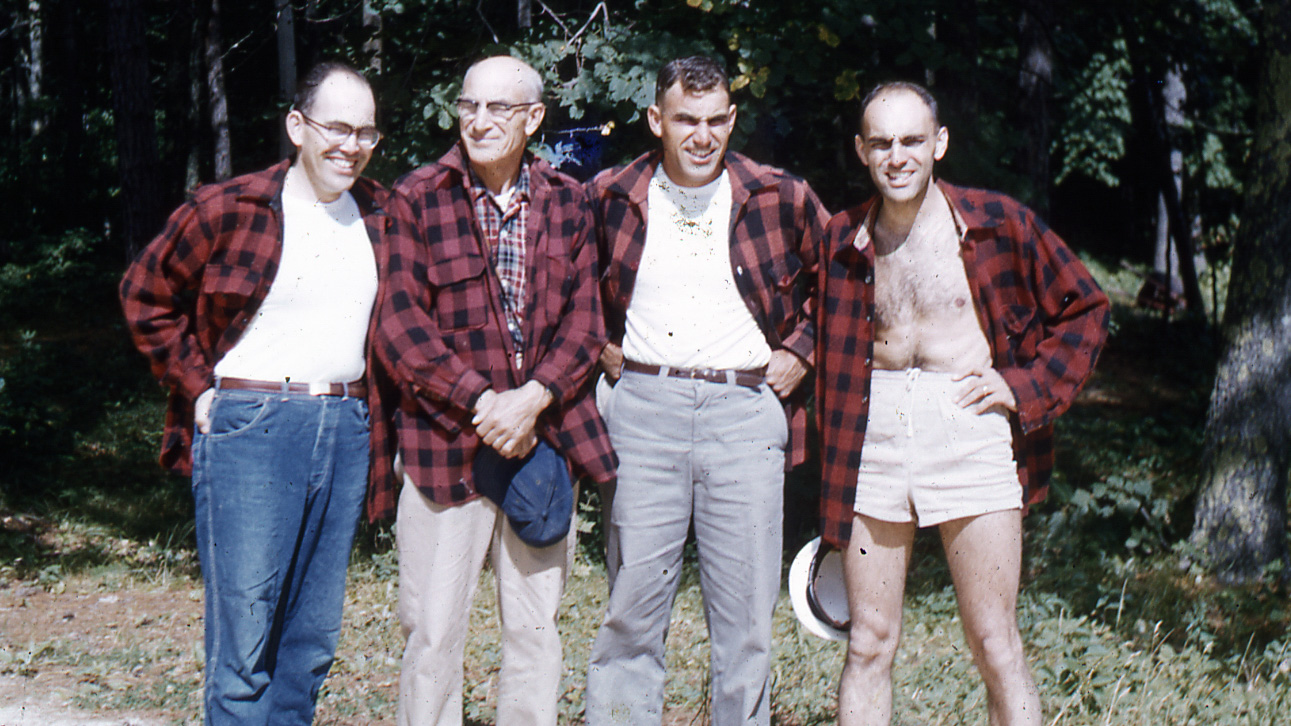Vintage image of camp leaders.