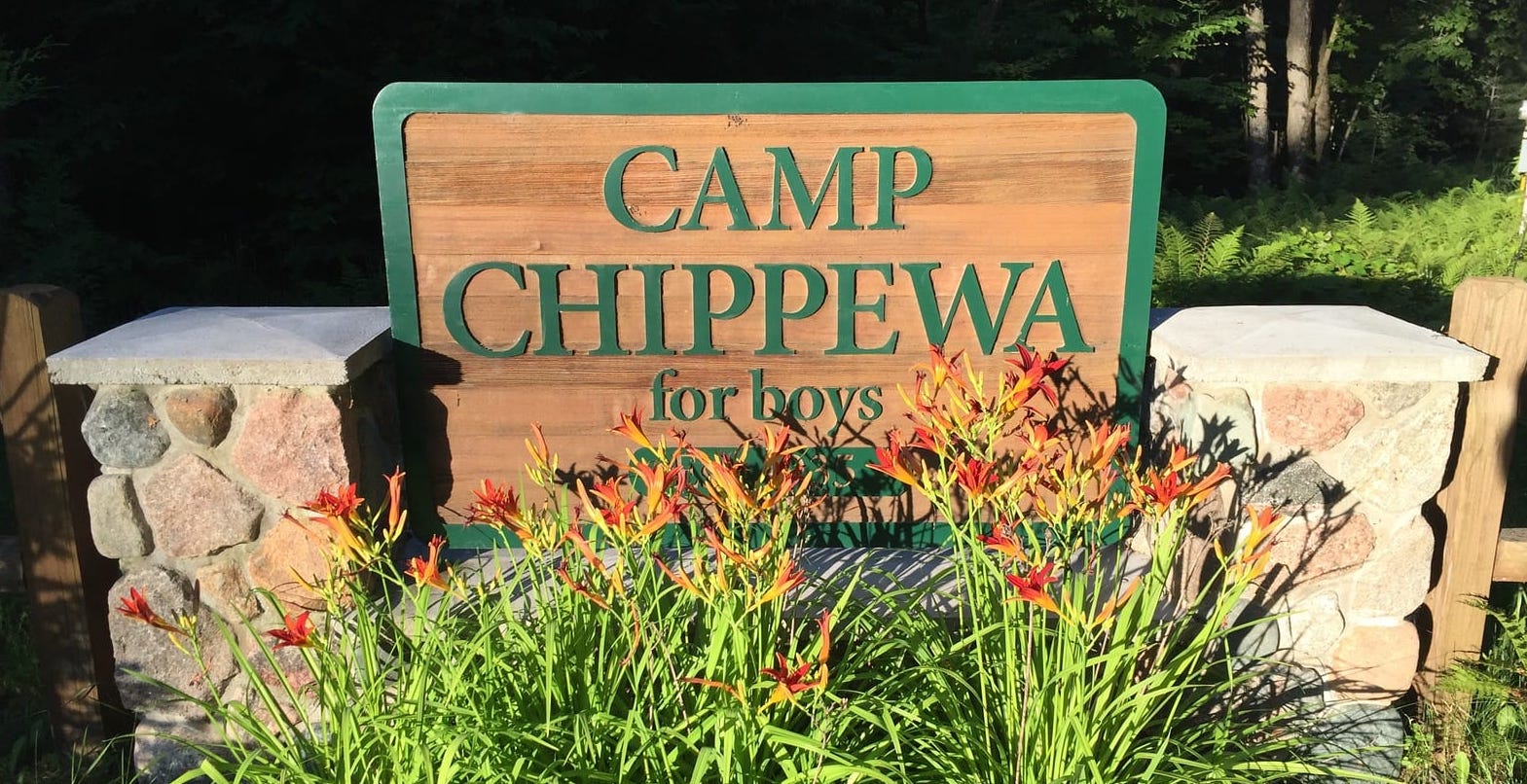 camp chippewa sign.